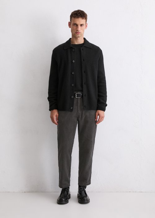 Regular cardigan — Black