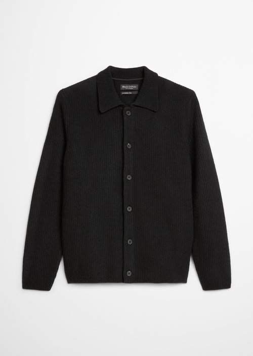 Regular cardigan — Black