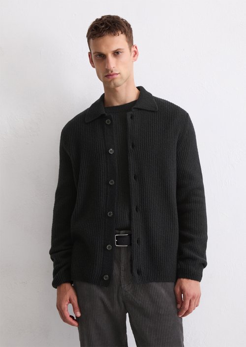 Regular cardigan — Black
