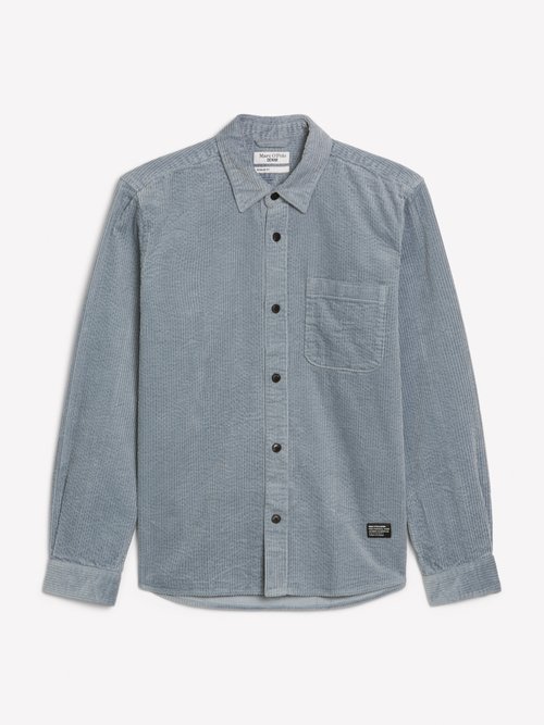 Regular-fit corduroy shirt — Bashed Nickle