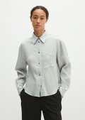 Oversized Striped Blouse Made from a TENCEL™ Modal blend - gray