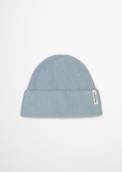 Knitted Beanie — Glacial Blue