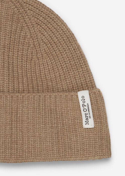 Knitted Beanie — Earthy Taupe