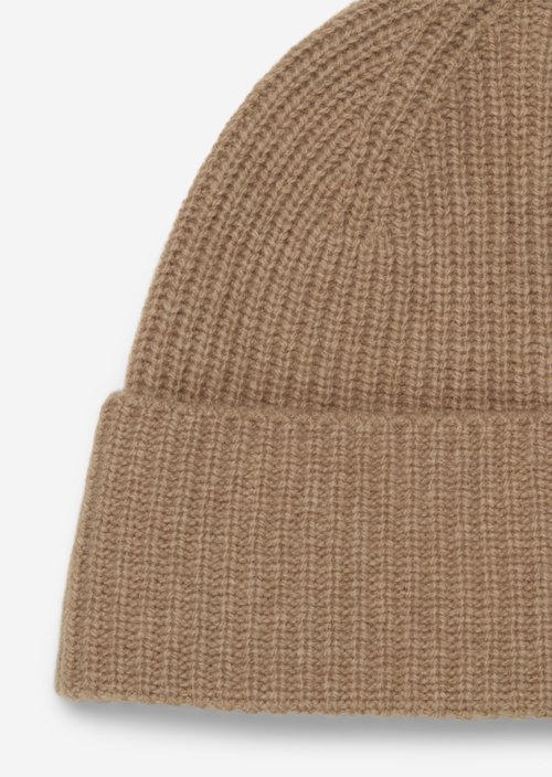 Knitted Beanie — Earthy Taupe