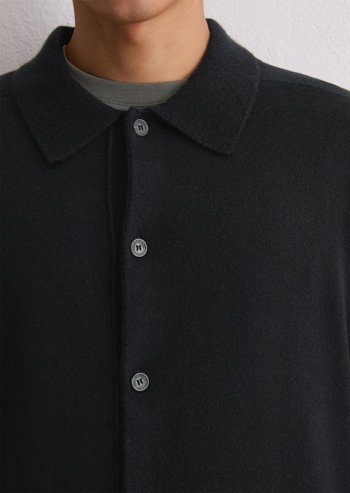 Shirt cardigan regular — Black