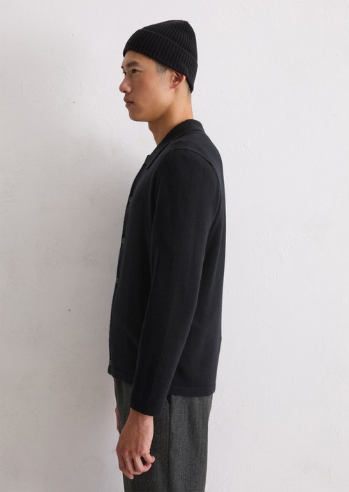 Shirt cardigan regular — Black