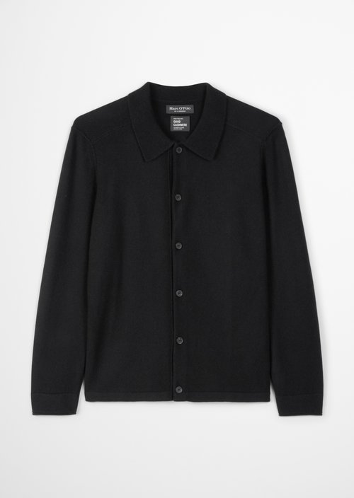 Shirt cardigan regular — Black