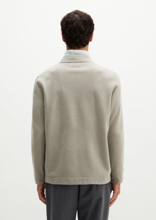 Overshirt cardigan regular — Driftwood Haze