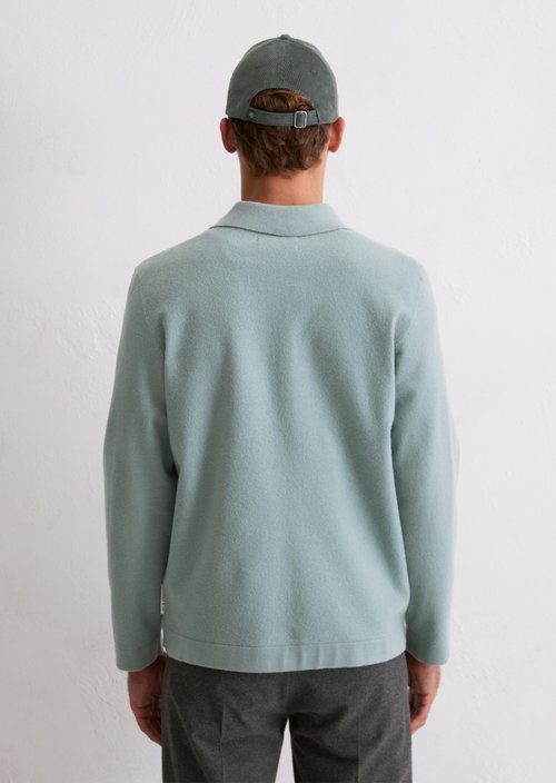 Overshirt cardigan regular — Cracked Ice