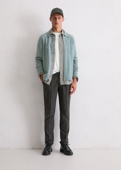 Overshirt cardigan regular — Cracked Ice