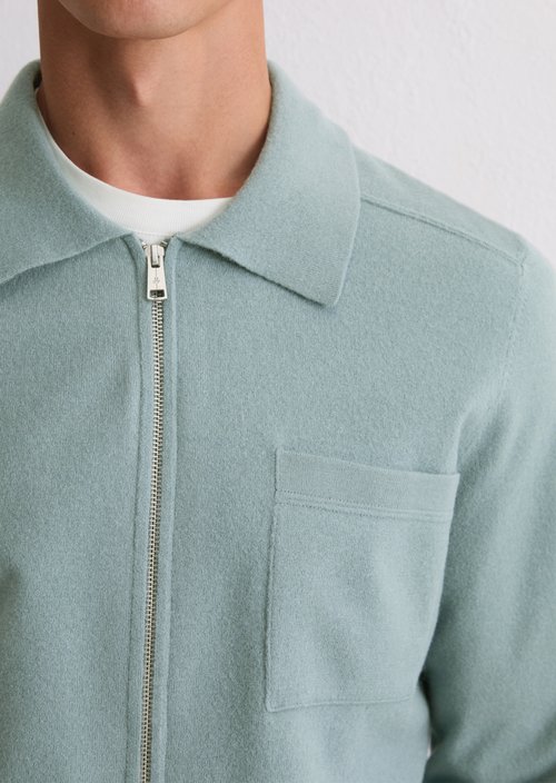 Overshirt cardigan regular — Cracked Ice