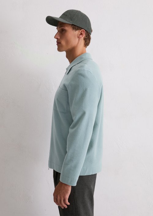 Overshirt cardigan regular — Cracked Ice