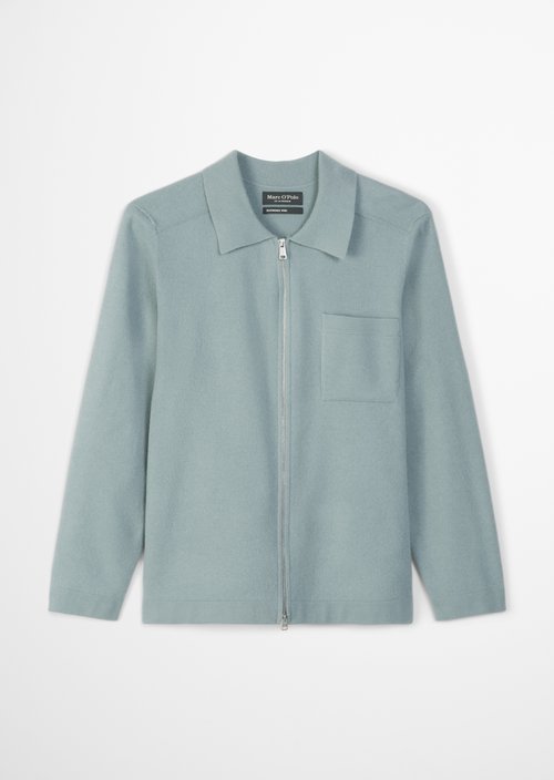 Overshirt cardigan regular — Cracked Ice