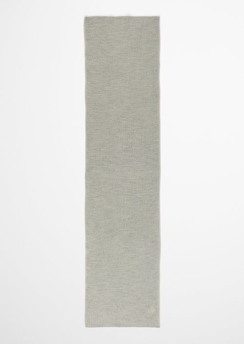 Knitted Scarf — Light Beige