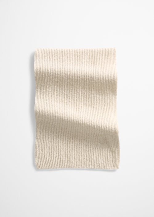 Knitted Scarf — Linen Beige