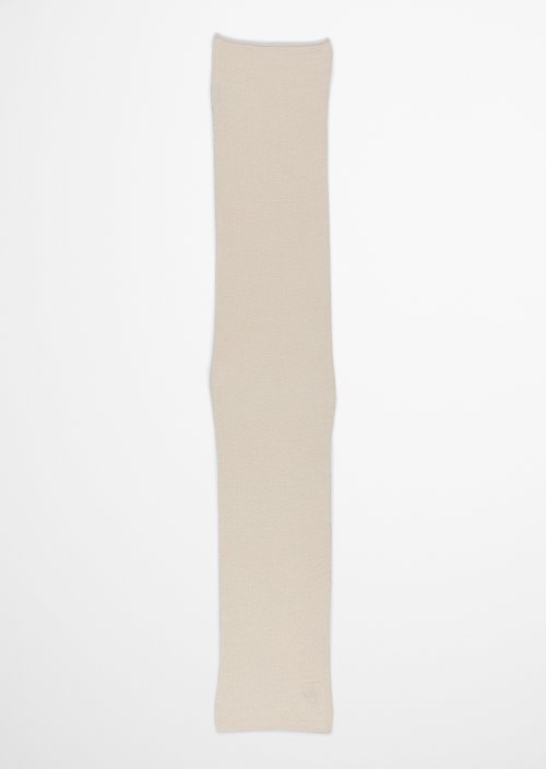 Knitted Scarf — Linen Beige