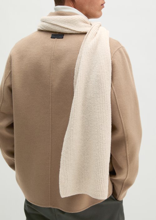 Knitted Scarf — Linen Beige