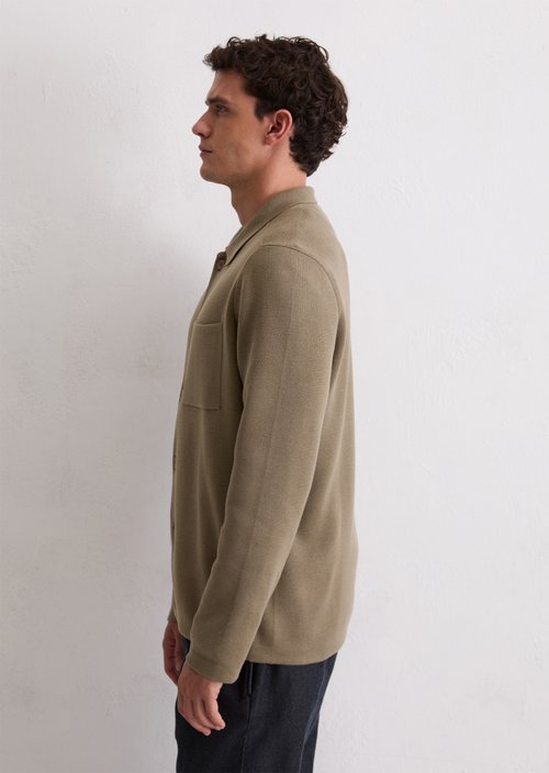 Regular knit overshirt — Pavestone