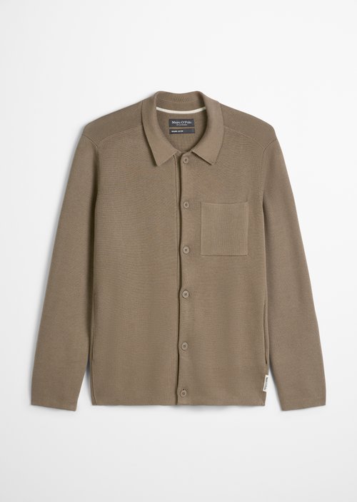 Regular knit overshirt — Pavestone