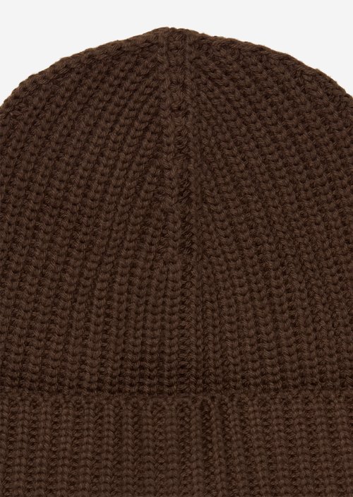 Knitted hat — Burnt Coffee
