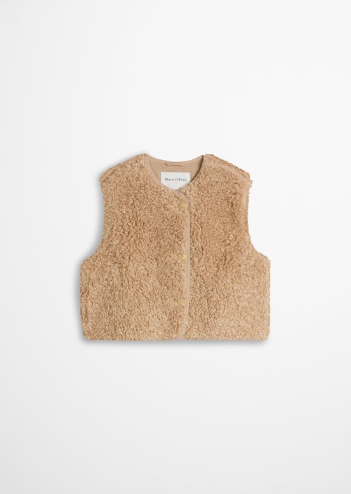 Teddy Vest, Regular — Sandpaper