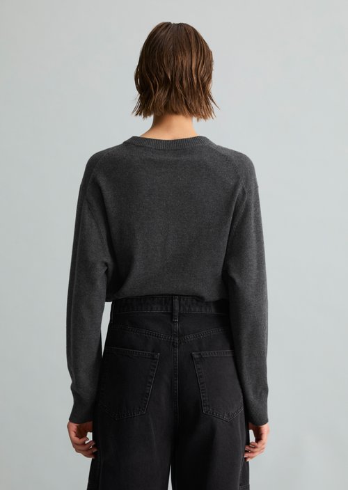 Regular Cardigan — Anthra Melange