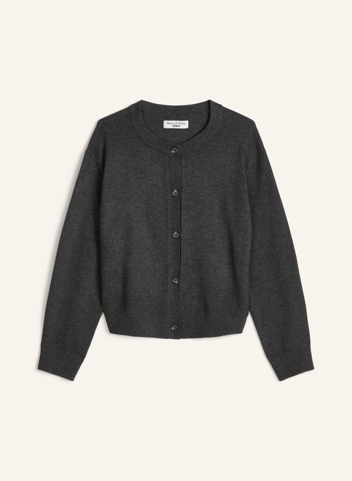 Regular Cardigan — Anthra Melange