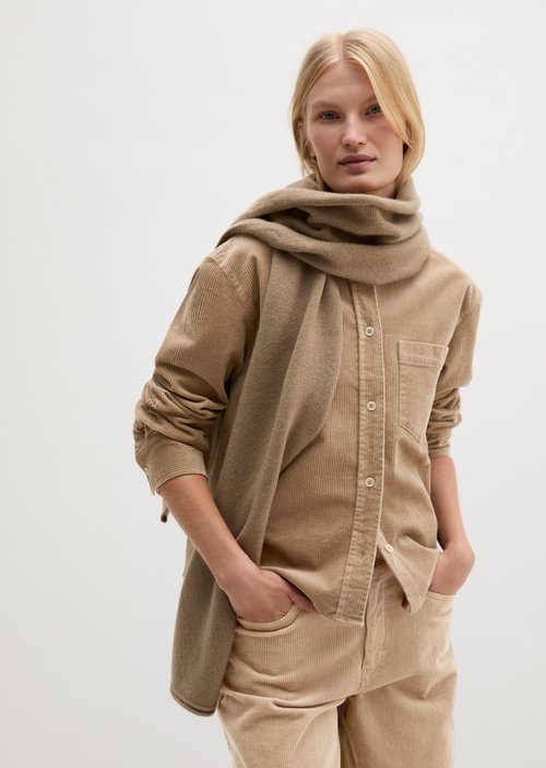 Strickschal — Earthy Taupe