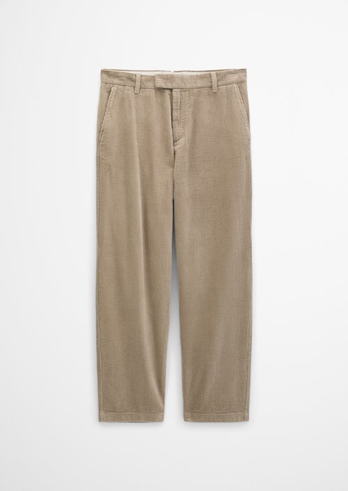Corduroy Pants, "Bent Relaxed" Style — Charleston Gray