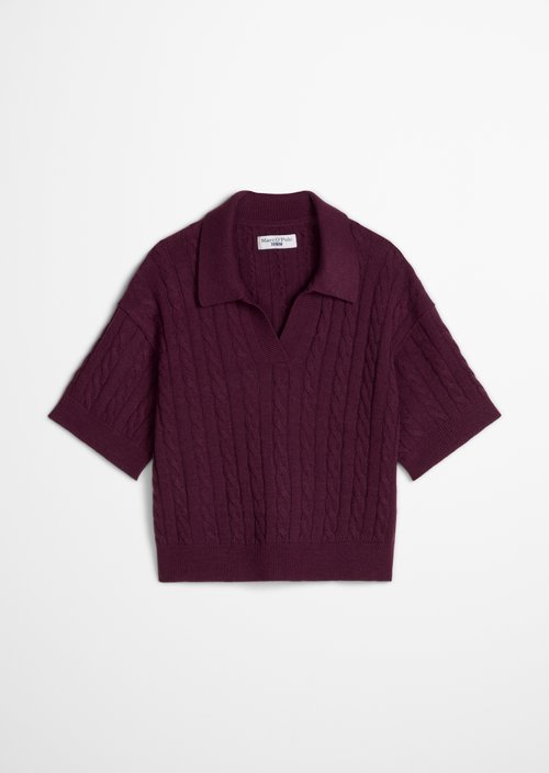 Oversized knit polo shirt — Mahagony Jam