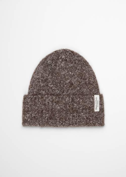Knitted hat Dark Brown - Product image 1