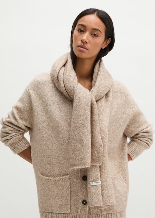 Strickschal — Light Brown