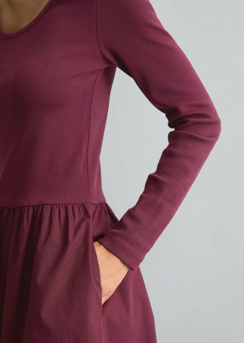 Robe évasée en jersey Mahagony Jam en vue détaillée