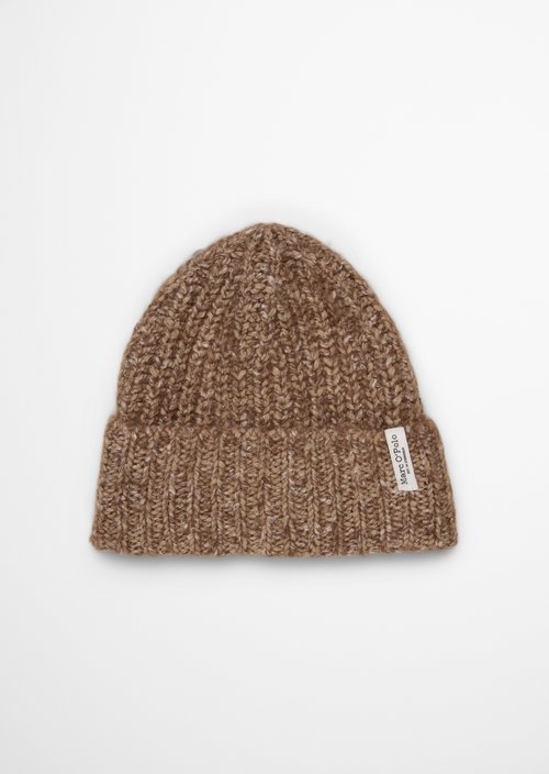 Knitted hat — Dark Brown