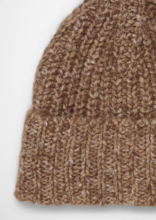 Knitted hat — Dark Brown