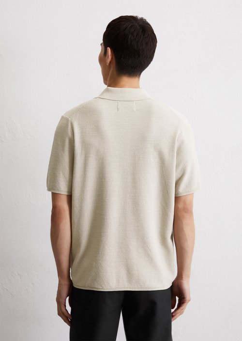 Piqué regular polo shirt — Misty Grey