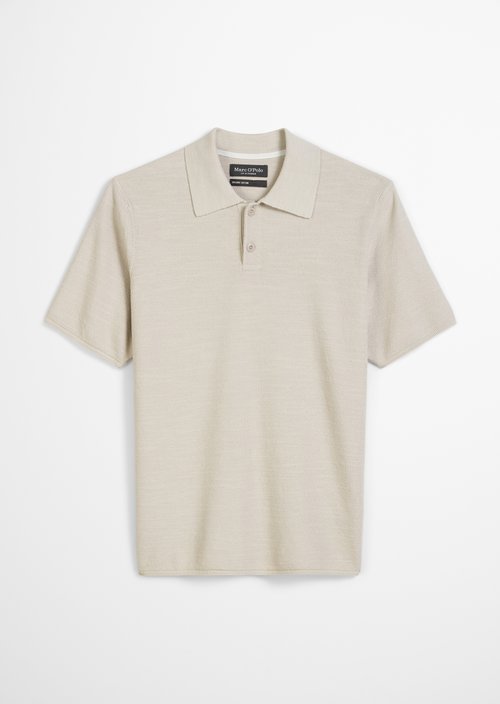 Piqué regular polo shirt — Misty Grey