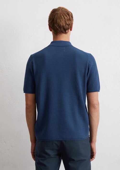 Piqué regular polo shirt — Iris Ink