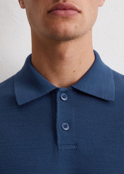 Piqué regular polo shirt — Iris Ink