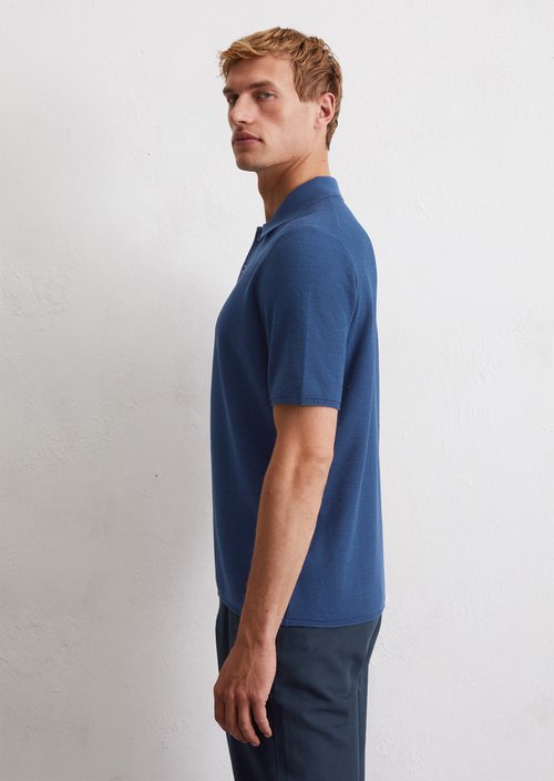 Piqué regular polo shirt — Iris Ink