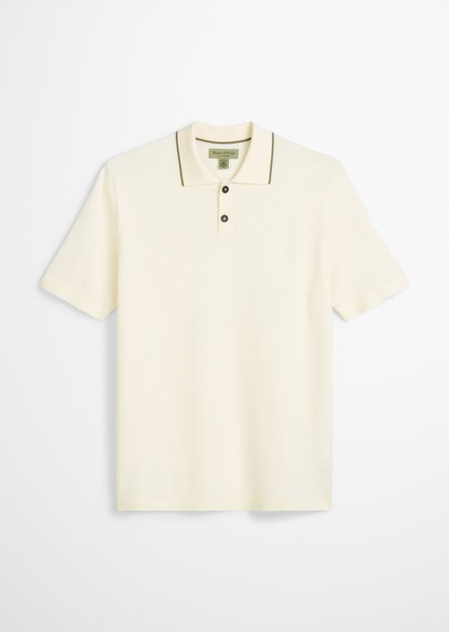 Strick-Poloshirt DFB Travel Collection — White Cotton