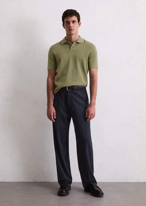 Strick-Poloshirt DFB Travel Collection — Avery Fern