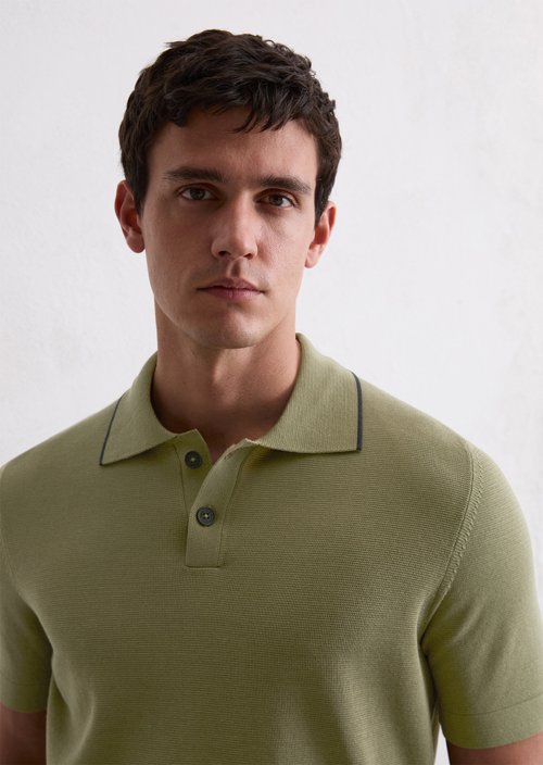 Strick-Poloshirt DFB Travel Collection — Avery Fern