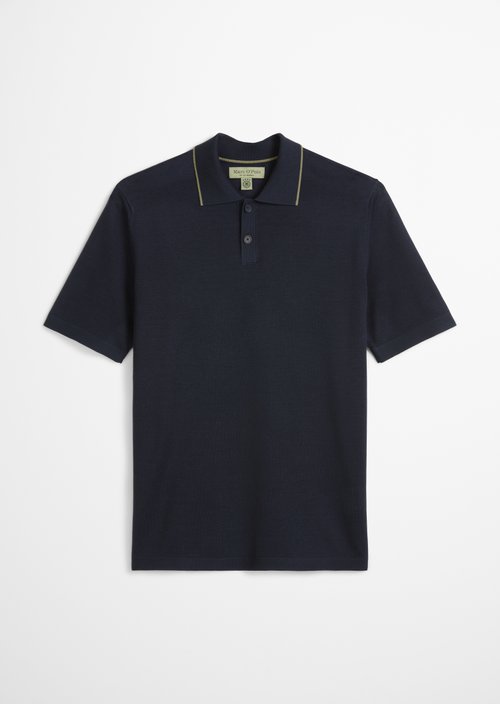Strick-Poloshirt DFB Travel Collection — Deep Night Blue