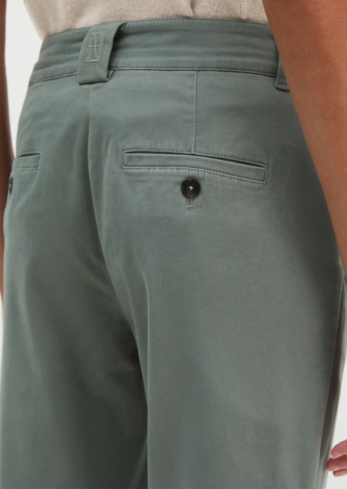Trousers model Marthe flared — Foggy Blue