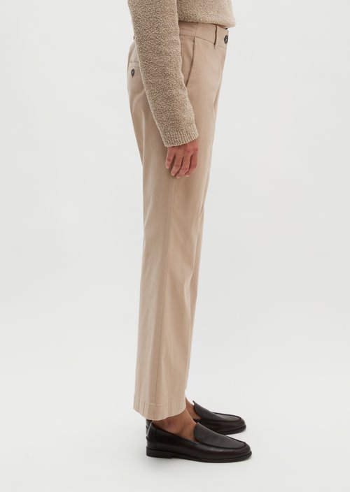 Trousers model Marthe flared — Earthy Taupe