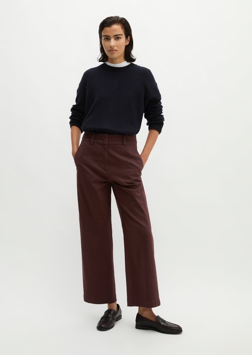 Pants model Mea straight — Brown