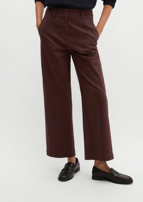 Pants model Mea straight — Brown