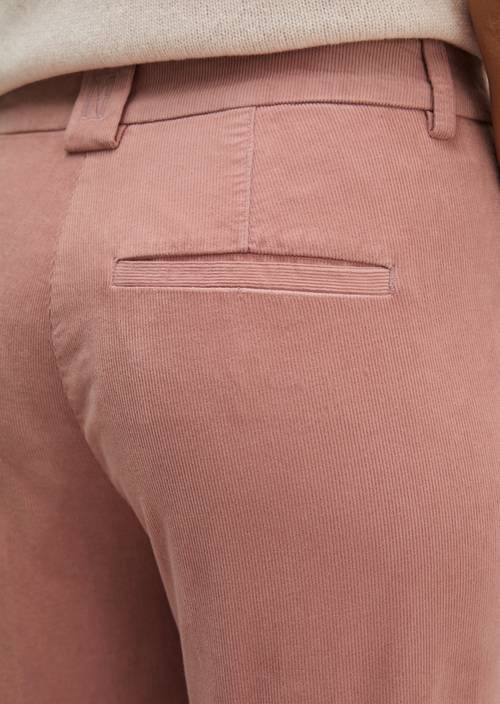 Hose Model Marthe flared Dusty Mauve in Detailansicht