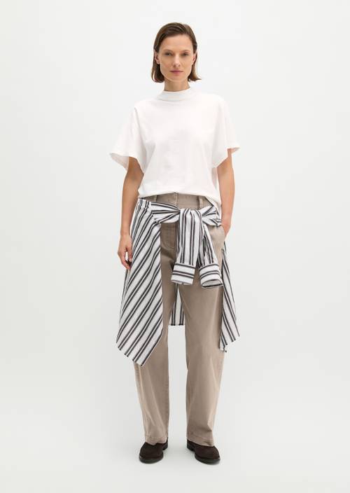 T-shirt oversize White en vue de face